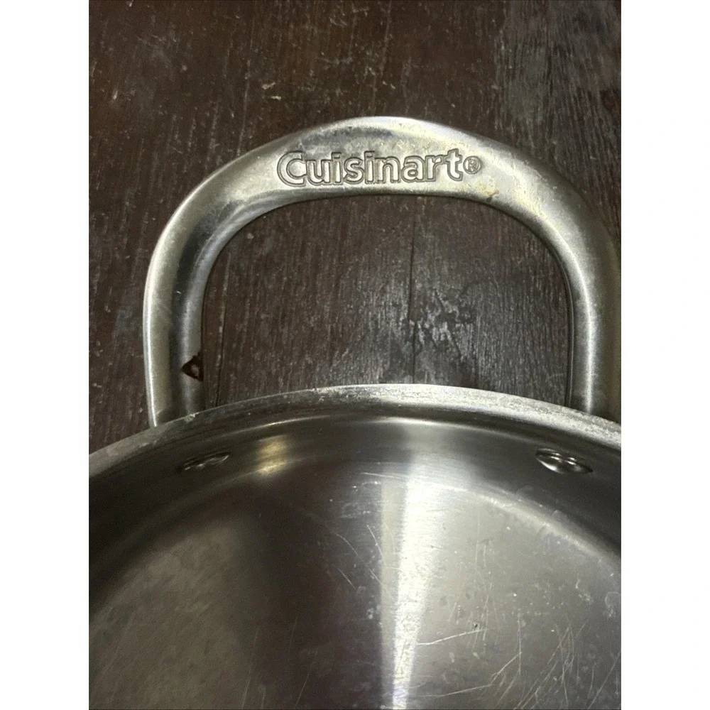 Cuisinart Sauté Skillet 7333-24HG Pan Stainless Steel No Lid